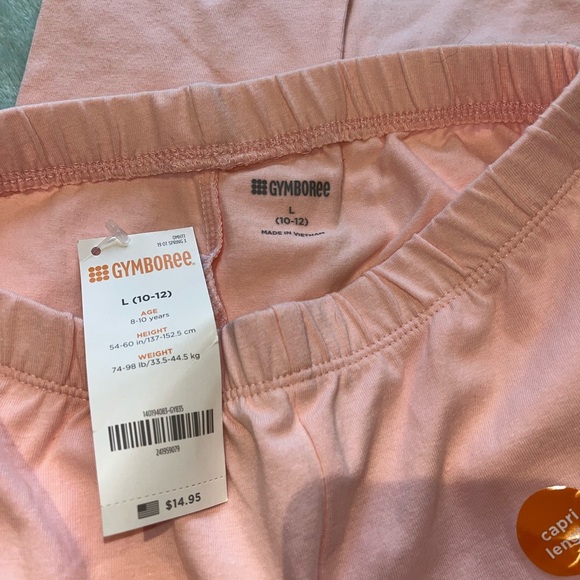 Gymboree Light Pink Kids Leggings-Capri - Picture 2 of 2